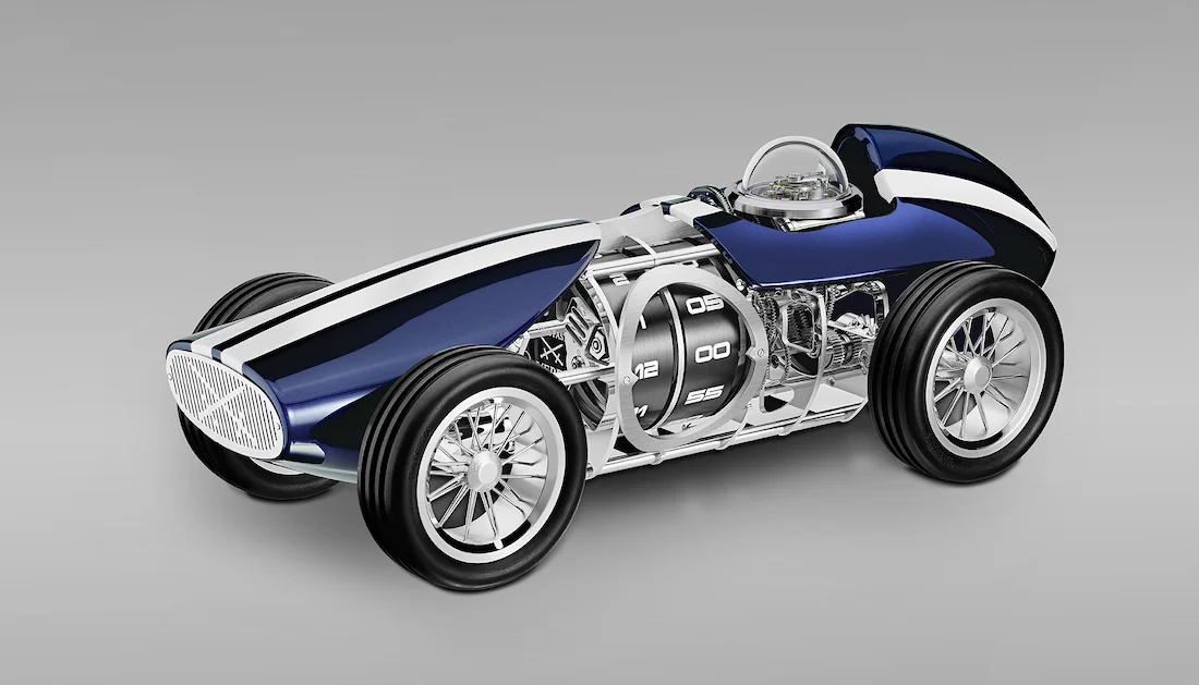 News: L'Epée 1839 Time Fast D8. 1950s Racing Cars Meet Swiss